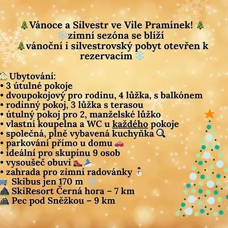 Praminek, Krkonose S Bazenem Kousek Od Pece Pod Snezkou Horní Maršov